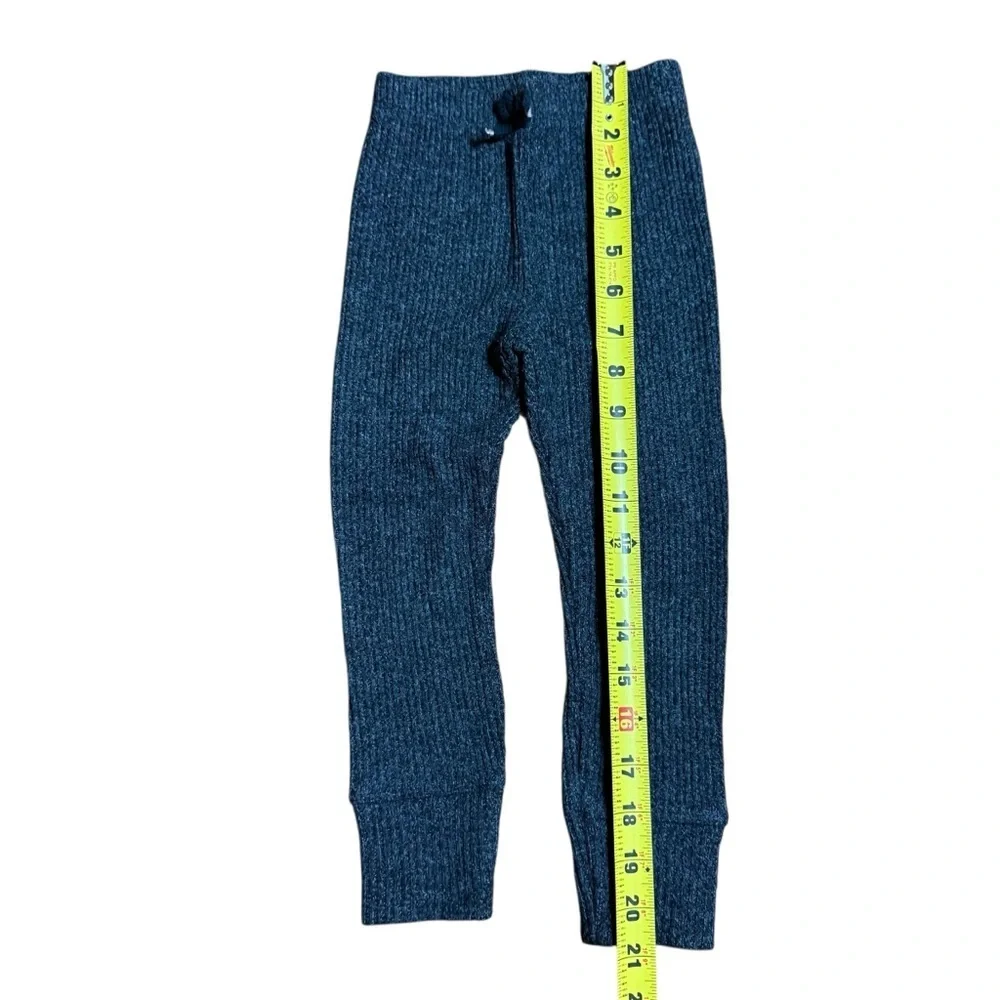 ZARA Kids Ribbed Knit Jogger Pants Dark Gray Size 3-4Y